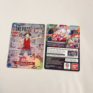 Monkey.D.Luffy (055) (College Basketball US Voyage) P-055 One Piece Promo OPENED